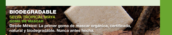 Venta de productos organicos - Chicle Organico Natural de Mexico